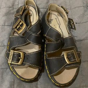 Dr Martens black sandals
